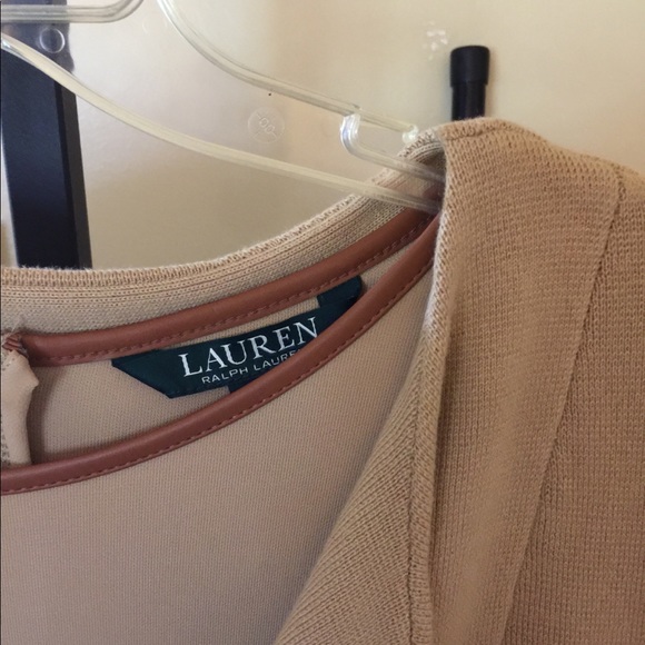Ralph Lauren,NWT 2pc Tan Sweater Jacket Set 2XL❌❌SOLD - Picture 3 of 12